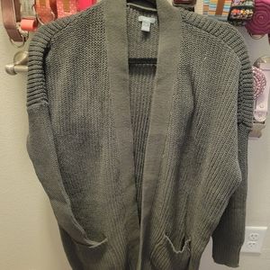 Aerie Charcoal Cardigan